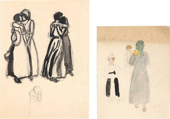 Замирайло Виктор Дмитриевич. Лот из девяти рисунков: